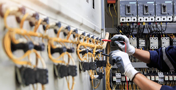 Professional Electrician technician working in Regency at Monroe, NJ